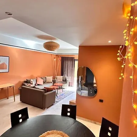Appartement Centre Gueliz Avec Terrasse Spacieuse